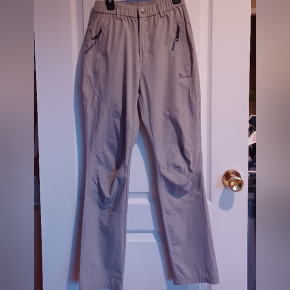 TRR OUTDOOR/SPORTS LIGHTWEIGHT LIGHT GRAY HIKING TRAVEL PANTS WOMENS SIZE XS - Picture 1 of 11